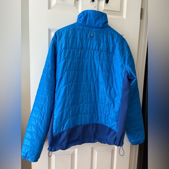 Mountain Hardwear men’s quilted blue nano puff zip jacket size XL - Picture 3 of 12
